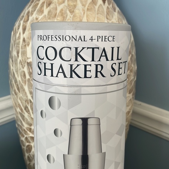 Brand New Professional Boston Cocktail Shaker 4-Piece Bar Set Stainless Steel - Picture 8 of 15